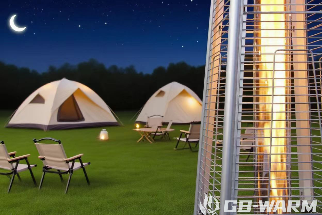 Pyramid Flame Heater-gb-warm