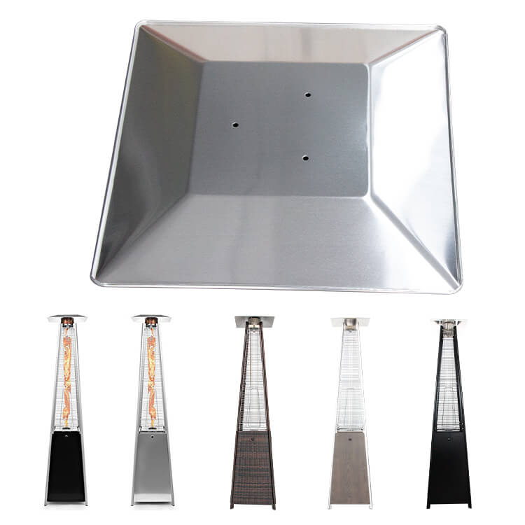 Pyramid Heater Reflector Accessories Square Reflector