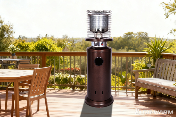Small outdoor gas heater