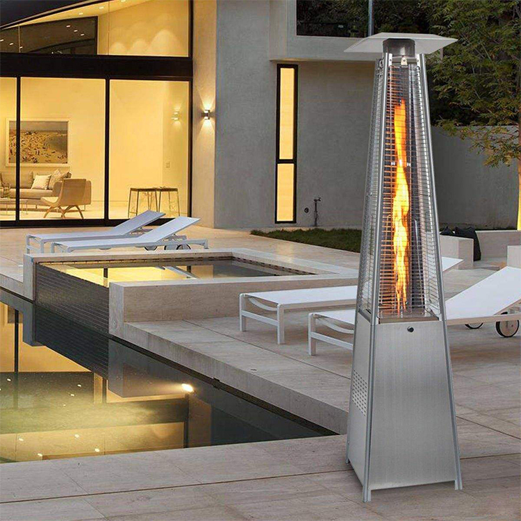 Stainless Steel Pyramid Propane Patio Heater - Being