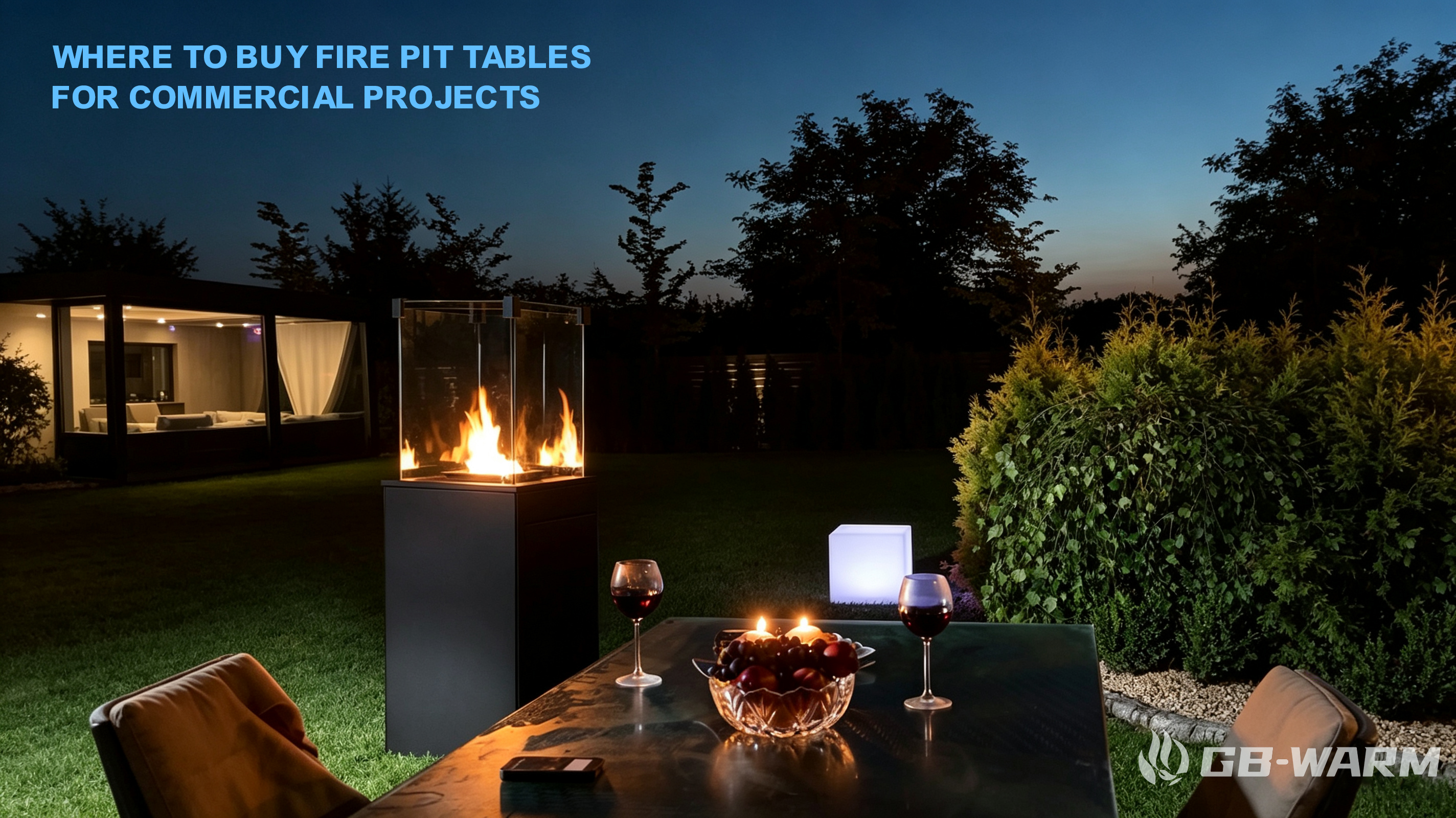 Where To Buy Fire Pit Tables for Commercial Projects