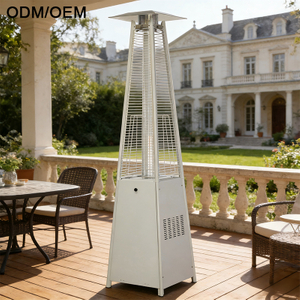 45000 Btu Pyramid Patio Heater - CZGB-I-WHite-GB-WARM