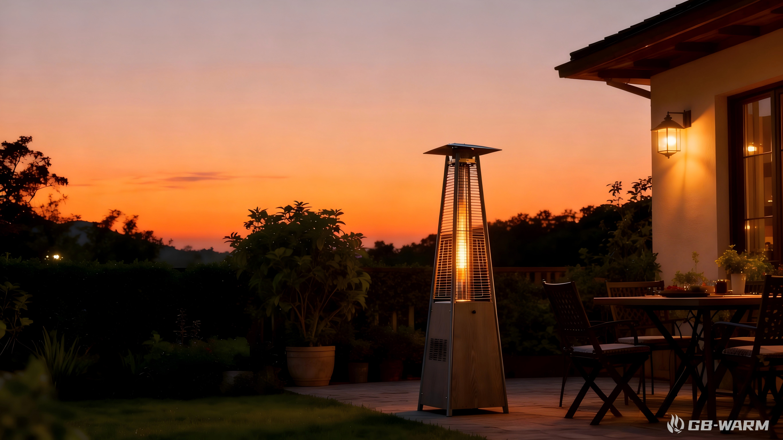 Custom Pyramid Flame Gas Heater Price