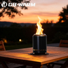 Portable Stainless Steel Tabletop Fire Pit – Smokeless Outdoor Mini Firepit for Patio, Camping & Backyard- BPH-SL5.5
