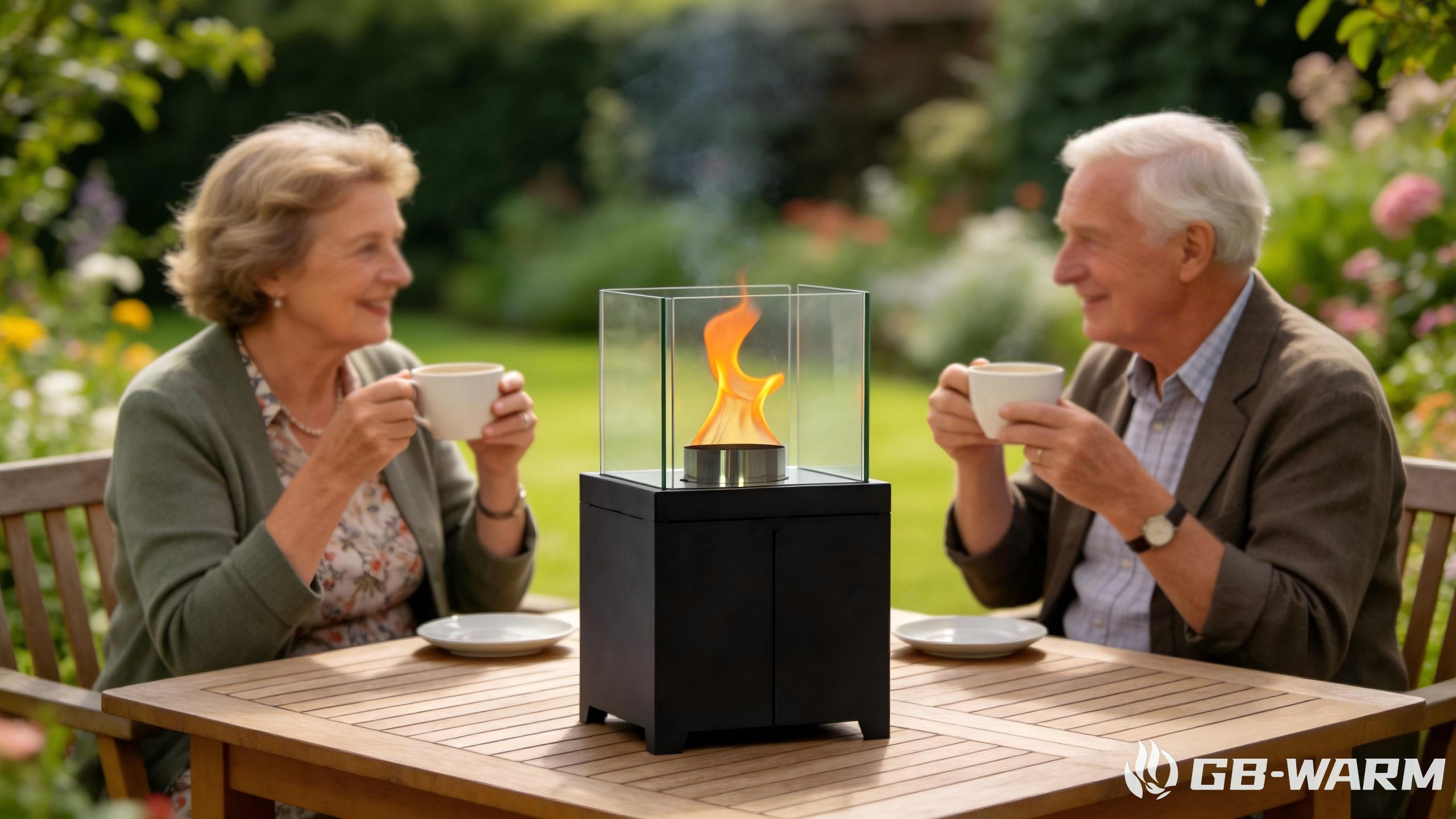 Desktop outdoor heater